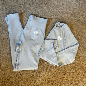 Light Blue Workout Set